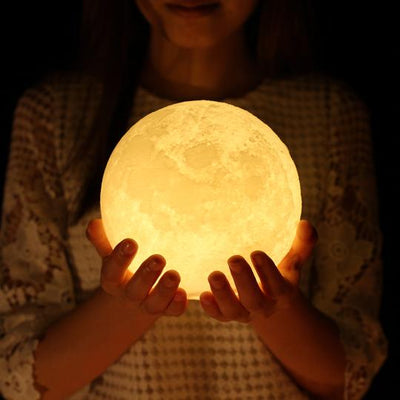 Realistic Moon Lamp Nightlight